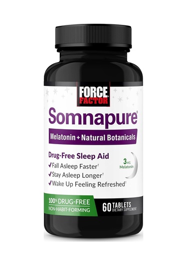 Force Factor Somnapure & Valerian & Theanine Fall Aslee