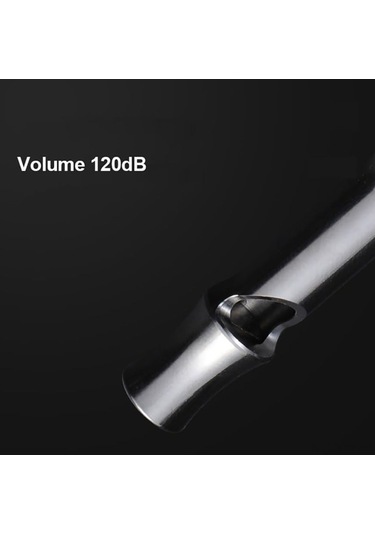 Yaleker Titanium Alloy 120db Yüksek Sesli İçin Spor, Kamp, Pet Eğitimi Taşınabilir Metal İplerli Işık Mavi