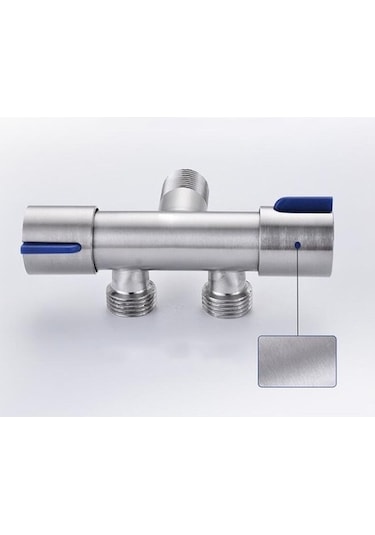 Joyhub Mingjin Shop2 Net Ağız Stiliyle Hafifçe Vurun Banyo Musluk Çift Kolu Çift Kontrol Memesi Tek Soğuk Püskürtme Tabancası Musluk Paslanmaz Çelik Tuvalet Musluk Yk05ed Renkli Çok Renkli