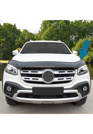 Merecedes X Class Kaput Rüzgarlığı Kaput Koruma Xclass Parlak Siy