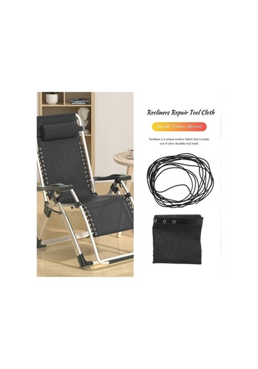 Bloomnest Sandalye Yedek Kumaş Katlanır Koltuklar Açık Hava Kampı Veranda Bahçe Havuzu İçin 63x17in Altın-siyah A1003 Altın - Siyah