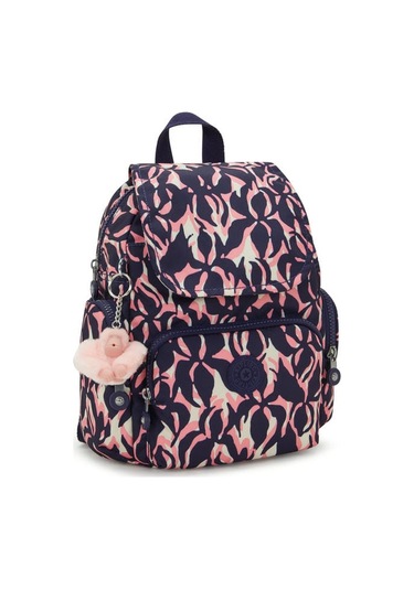 City Zip Mini Küçük Boy Sırt Çantası Desenli Çok Renkli