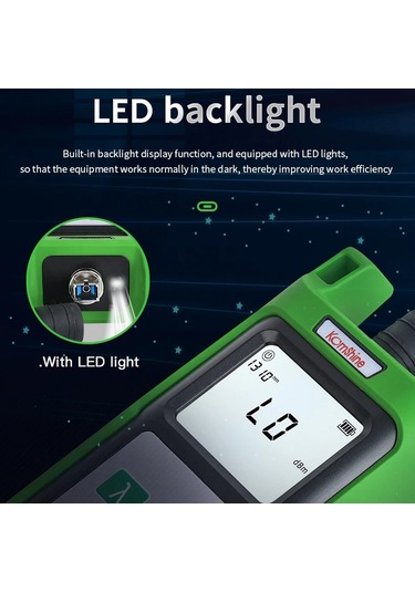 Sones Komshine Yüksek Hassasiyetli Optik Güç Ölçer Optik Kablo Hattı Test Cihazı, Model: Kpm-35-a/-70dbm İla +6dbm