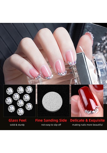 Teltree 12 Blok Renkli Tırnak Taşı Seti - Parlak Ve Şık Tasarımlar İçin Mükemmel Aksesuar