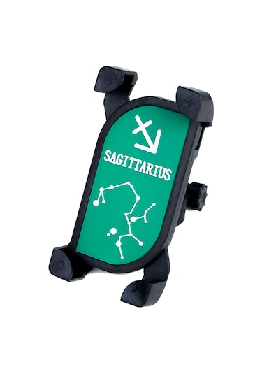 Geeksen Bisiklet Telefon Tutucu, 360 Derece Dönebilen, Ayarlanabilir Kollü, Yumuşak Lastik Yastıklar, Tüm Akıllı Telefonlar İçin Burç Desenli Diğer