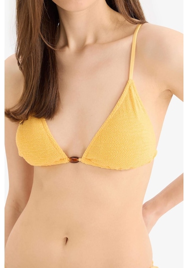 Defacto Regular Fit Bürümcük Bikini Üstü-fall İn Love E0205ax25smyl106 Sarı Defacto Regular Fit Bürümcük Bikini Üstü-fall İn Love E0205ax25smyl106 Sarı