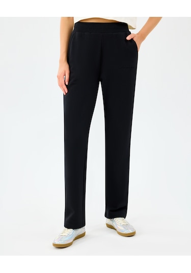 Skechers W Essential Regular Sweatpant Kadın Siyah Eşofman Altı S2610003-3817 Siyah