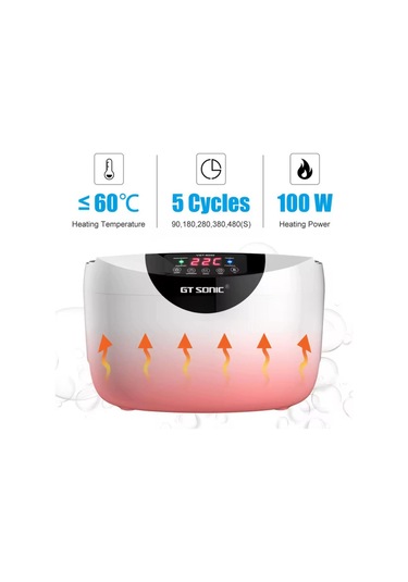 Dijital Ultrasonik Temizleyici 2.5 Litre 100w