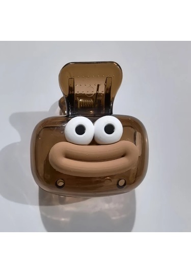 Xuweiwei Kahve Rengi Seyahat Diş Fırçası Kılıfı - Delikli Dayanıklı Abs Pratik Tasarım Kahverengi