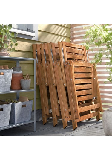 Ayarlanabilir Sandalye, Açık Kahverengi, Mindersiz Acı Kahverengi