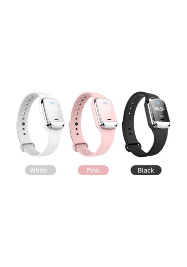 Novahub Çocuklar Ve Yetişkinler İçin Ultrasonik Sivrisinek Kovucu Bileklik - Saat Ve Sıcaklık Ölçer Fonksiyonlu