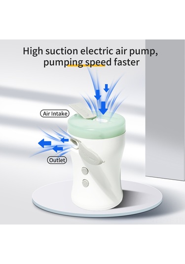 Yifomall Kamp Ve Acil Durumlar İçin Şarjlı Çok Fonksiyonlu Şişirme Pompası - Işık Ve Güç Bankası Özellikli