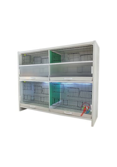İstanbul Kafes Model 4 Pvc Kuş Dolabı