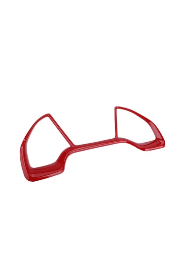 Reedark Honda Civic 10. Nesil 2016-2018 Abs Dashboard Dekorasyon Çerçevesi - Kırılmaya Dayanıklı, Parlak Kırmızı Desen, Kolay Kurulum, İç Dekor Güncelleme