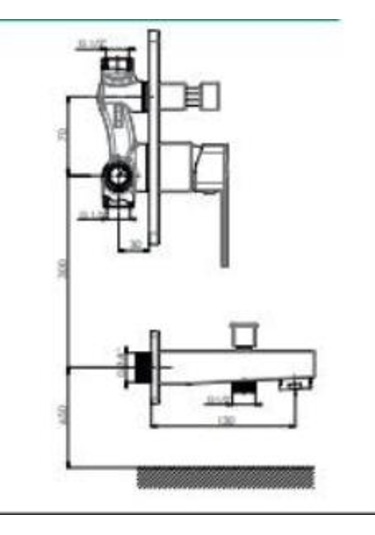 Gpd Pedra MTA160 Tam Ankastre Banyo Bataryası Krom