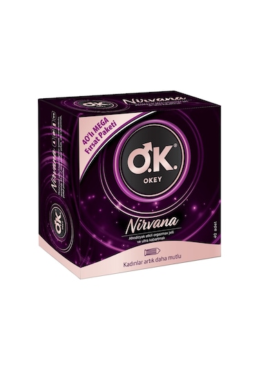 Okey Nirvana Prezervatif 40'lı