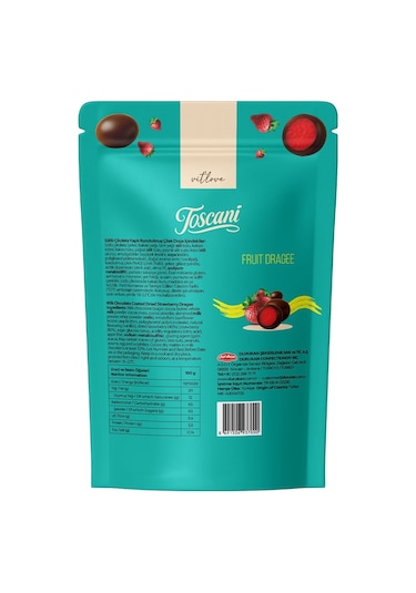 Sütlü Çikolata Kaplı Kurutulmuş Çilek Draje 2 X 60gr