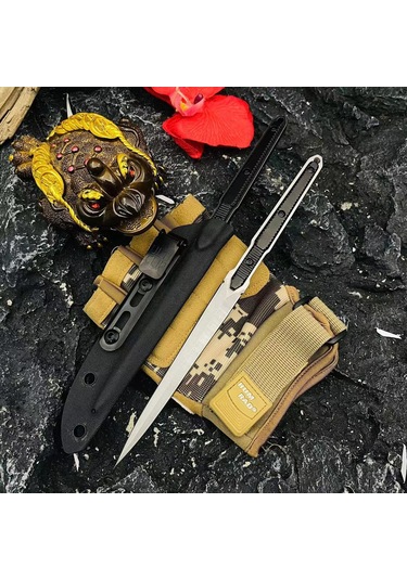 Mufunye Dış Mekan Taktik Gürzü - Çok Amaçlı Kahve Bıçağı, Kaymaz Tutamalı Kafa, Kendine Koruma Ve Kamp İçin Dayanıklı Tasarım