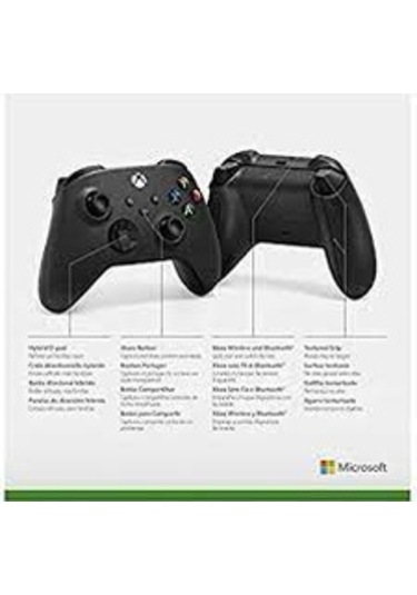 Microsoft Xbox Wireless Controller Siyah 9.Nesil Siyah