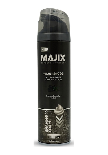 Majix Carbon Tıraş Köpüğü 200 ML