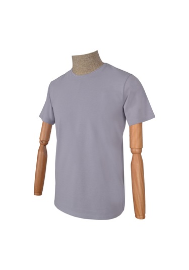 Cengiz İnler Sıfır Yaka Düz Slim T-Shirt
