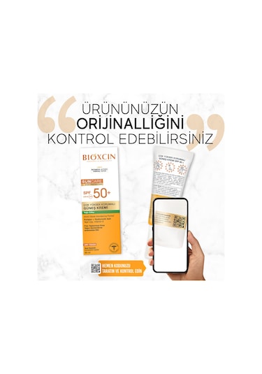 Bioxcin Sun Care Spf 50 Çok Yüksek Korumalı Güneş Kremi 50 ml Karma Yağlı Cilt - Kolajen Hyaluronik Asit