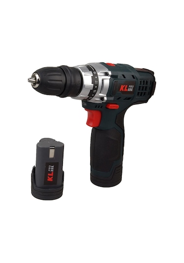 Klpro KLNM1020 10.8V 2.0 Ah Li-ion Çift Akülü Darbesiz Matkap Vidalama
