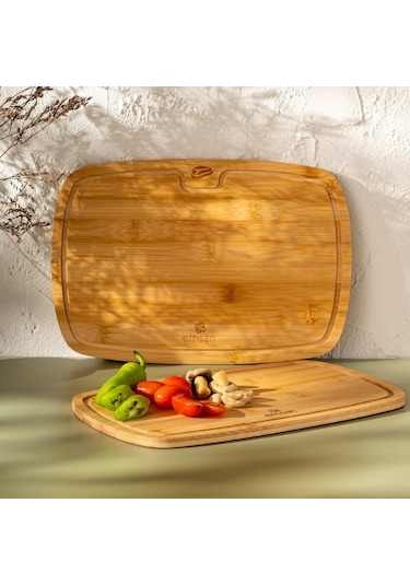 Emsan Daisy 2li Wood Kesme Tahtası Ahşap