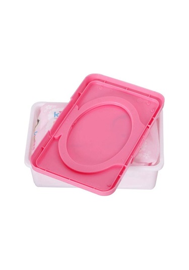 Mendil Plastik Saklama Bebek Mendili Dağıtıcı Leke Dayanıklı Toz Geçirmez Kapaklı Kaymaz Mendil Kutu Tutucu Yatak Odası İçin