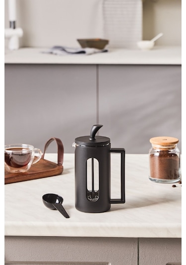 Karaca Leya Kaşık Hediyeli Borosilikat Cam French Press 350 ml