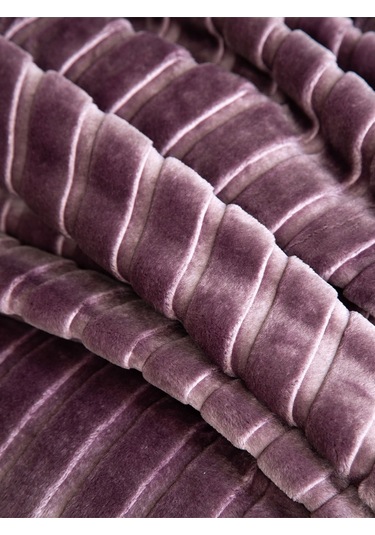 Bedline Gentle Battaniye Damson 200 220 Cm Gül Kurusu
