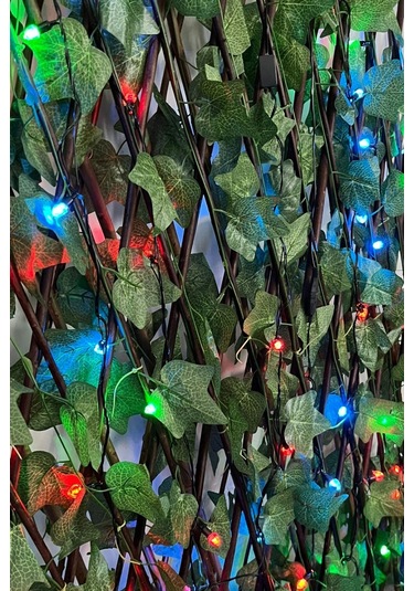 Jasper Yapay Çit Akardiyon 120cmx3m Ve 4,80 Metre 28 Ledli Fişli Led Işık Dekor Lambası
