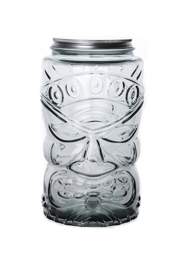 San Miguel Tarro Tiki Metal Kapaklı Kavanoz 6 Litre