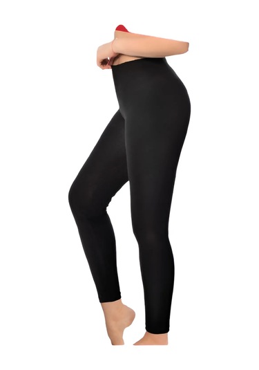 İyteks Kadın Likralı Uzun Tayt 3'lü Paket 1001 Siyah