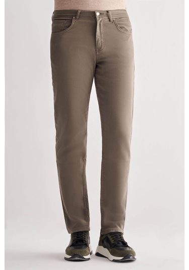 İmza 5 Cep Slim Fit Haki Erkek Pantolon 1003255322 Haki