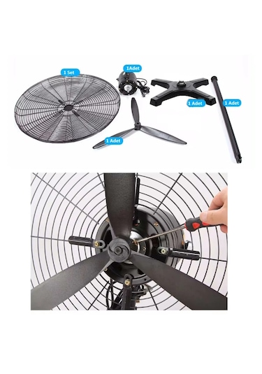 Ventus Ayaklı 30" Vantilatör Uzaktan Kumandalı 200 W Güçlü Motor