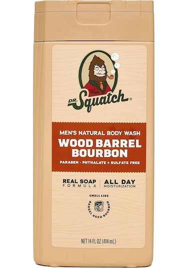 Dr. Squatch Men's Wood Barrel Bourbon Duş Jeli 414ml Baharat