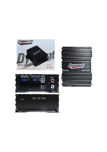 Dynamat Rk-50.4 Mini Android Multimedya Anfisi 4x50 Watt