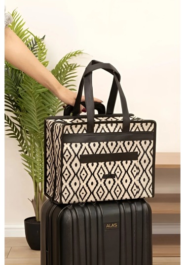 Seyahat Çantası Seyahat Çantası Organizer Valiz Çantası Bej