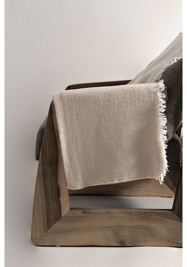 Koza Laks Bej Battaniye 200x230cm 9081 Bej