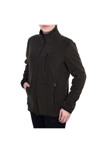 Ghassy Co.Kadın Polar Tam Fermuarlı Sweatshirt 9 Renk