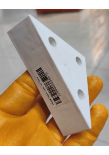 Üçgen, Masa, Dolap Piramit Mobilya Ayağı 3 Cm Beyaz Beyaz