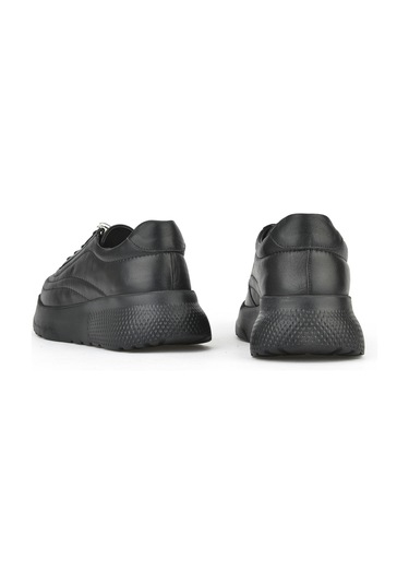Ziya, Kadın Hakiki Deri Sneaker 1531050z2650f100k Siyah 1531050z2650f100k 000 Siyah