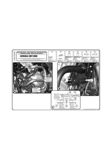 Kappa Kn452 Honda Cbf 1000 Abs 06-09 Koruma Demırı
