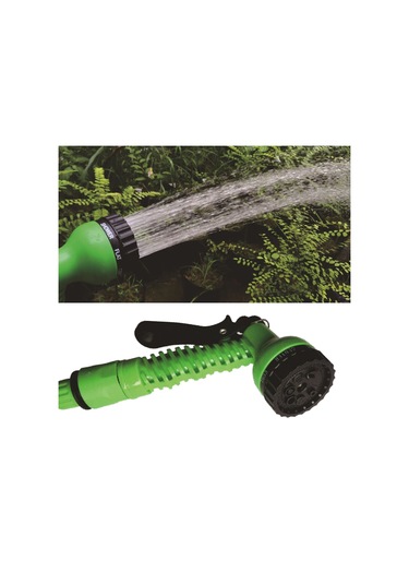 Sones 100ft Bahçe Sulama 3 Kez Teleskopik Boru Sihirli Esnek Bahçe Hortumu Plastik Hortumlu Genişletilebilir Sulama Hortumu Sprey Tabancalı Teleskopik Boru, Rastgele Renk Teslimatı