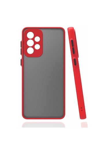 Goocamp Galaxy Uyumlu A53 5g Kılıf Hux Kapak - Kırmızı Kirmizi