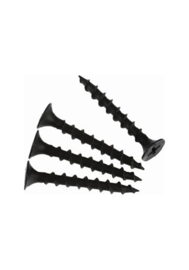 Alçıpan Vidası Seyrek Diş 3,5x45 Siyah 500 Adet Vida