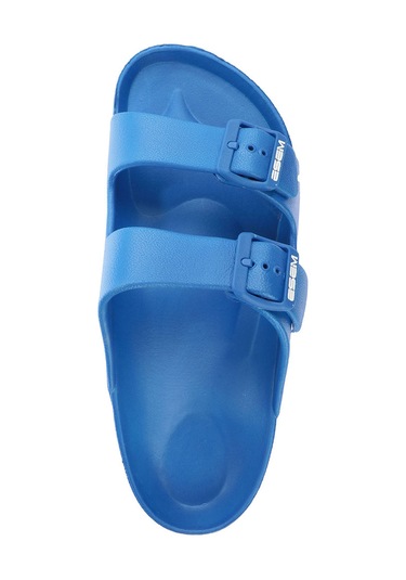 ESEM LEE Kadın  Saks Mavi Terlik