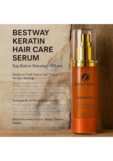 Keratin Yağlı Saç Bakım Serumu