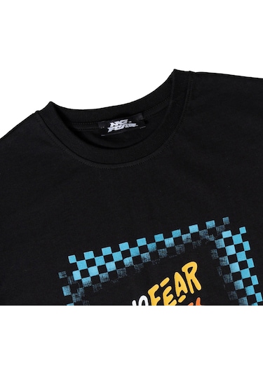 No Fear Erkek Çocuk Tshirt Nfr-b500319 Siyah